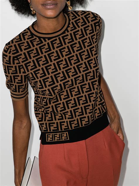 fendi print top